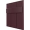 Ekena Millwork 12"W x 12"H True Fit PVC Joined Board-n-Batten Shutters Sample, Wine Red SAMPLE-TFPBBWR - alternate 3